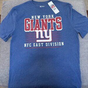 NFL New York Giants Short Sleeve Heather T-Shirt - Adult Men and Women